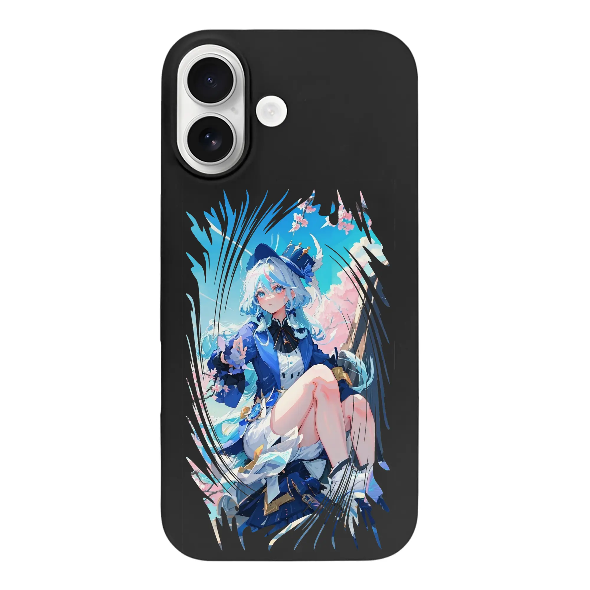 原 神 グッズ フリーナ - iPhone 17 シリーズ シリコンケース 薄型 耐衝撃 指紋防止 ソフトタッチカバー 精密フィット 傷防止 保護ケース iPhone 17/17 Air/17 Pro/17 Pro Max 対応